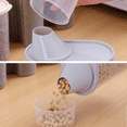 thumbnail image 3 of Recipientes herméticos para almacenamiento de alimentos secos, dispensador de plástico sin BPA con boquilla verteble, taza medidora para cereales, harina y suministros para hornear, incluye un, 3 of 5