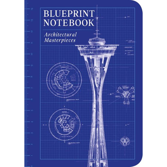 Blueprint Notebook Blueprint Notebook: Architectural Masterpieces, (Paperback)