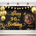 thumbnail image 1 of Banner de decoración de cumpleaños AUBAO Happy 96th Birthday, 1 of 7