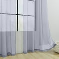 thumbnail image 4 of Taicans Sheer Curtain Solid Color Sheer Window Curtains Sheer Voile Window Treatment Rod Pocket Curtain Panels for Kitchen Bedroom Drapes Sunlight Filtering Privacy Semi Home Decor,2 Panel/52x84in, 4 of 6