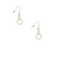 thumbnail image 2 of Delight Jewelry Silvertone Medium Karma Ring Gold Tone Infinity French Earrings, 2 of 4
