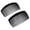 Black, variant on Parcelona French Glossy Large Cellulose Updo 23 Teeth Hair Side Combs(2 Pcs)