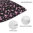 thumbnail image 3 of Pofeuu Breast Cancer Awareness (2) Print Double-sided plush pillowcase Square Throw Pillow Covers Pillows Cover for Living Room Bedroom Sofa Couch Cushion Cover（No pillow core）-22"x22", 3 of 7