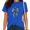 A-Blue, variant on Womens American Flag Patriotic Coquette Bow Shirt 4th of July USA Graphic Top Black, 3XL