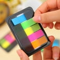 thumbnail image 2 of MasteelfCA Neon Index Tabs Label Memo Paper Self-stick Note for Page Marker 5 Colors, 2 of 7