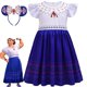thumbnail image 1 of Nuevo Encanto Madrigal Ropa de niña Ncanto Charm Dress Carnival Virgin Kids Princess Mirabel Isabela Vestido de fiesta de cumpleaños Clothing7-8T (Etiqueta 140) Gao Jinjia LED, 1 of 2