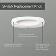 thumbnail image 2 of Lutron SK-WH Skylark Dimmer Replacement Knob, White, 2 of 6