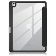 thumbnail image 3 of Dteck Trifold Stand Case for iPad 9th 8th 7th Generation 10.2-inch,Magnetic Smart Leather Case Clear PC Auto Sleep/Wake Back Cover Built-in Pencil Holder for iPad 10.2" 2021/2020/2019,Black, 3 of 11