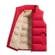 thumbnail image 3 of Chaleco de algodón de plumón de cordero para hombre, con clip, para uso exterior, de invierno, grueso, cálido, sin mangas, de gran tamaño, chaleco al ras, 3 of 5