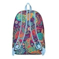 thumbnail image 3 of Paisley Print Boho Backpack - Versatile & Durable Bag for School, College or Commuting, Spacious Compartment with Laptop Sleeve, Ideal Gift for Students and Professionals, 3 of 5