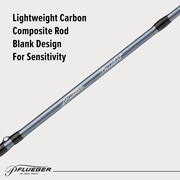 Pflueger President Spin Fishing Rod, 7' Medium