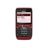 Nokia E63 - 3G smartphone - microSD slot - LCD display - 2.36" - 320 x 240 pixels - rear camera 2 MP - ruby red