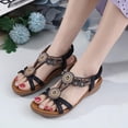 thumbnail image 5 of Ruyang Sandals for Women Women's Summer Non Slip Elastic Band Fish Mouth Wedges Beach Open Toe Breathable Women Sandals, 5 of 9