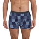 thumbnail image 1 of Balery Blue Gingham Buffalo Check Calzoncillos bóxer para hombre, ropa interior de algodón suave y transpirable con cinturilla de nailon-Medium, 1 of 5