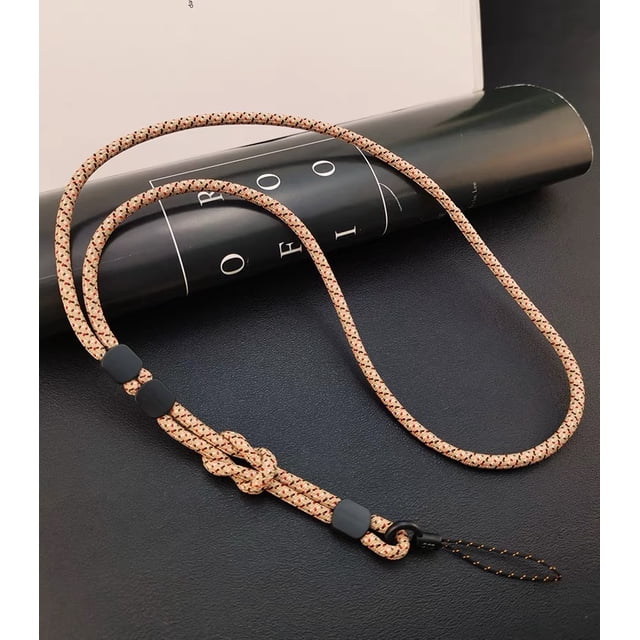 Cordón para teléfono móvil, largo, sencillo, de doble uso, desmontable, ajustable, cadena para teléfono móvil, funda sólida para teléfono, antipérdida