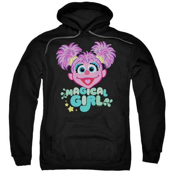 Sesame Street Scribble Head Adult Pullover Hoodie Sweatshirt Black