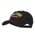 thumbnail image 2 of Golfing Veteran Embroidered Washed Cap - Black OSFM, 2 of 5