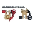 thumbnail image 2 of "Premium Brass & Alloy Car Battery Terminal Clamps - Quick Release Positive/Negative Connectors for Safe Power Disconnection (Set of 2)"  

or  

"2-Pack Heavy Duty Battery Terminal Clamps with Quick, 2 of 6