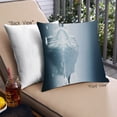 thumbnail image 1 of Ahgly Company Earth Iceberg Coussin Extérieur, 18 Pouces par 18 Pouces, 1 of 6