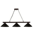 thumbnail image 2 of Z-Lite Shooter 155-3BRZ-MBRZ Billiard/Island Light, 2 of 2
