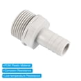 thumbnail image 4 of Uxcell Hose Barb Fitting 15mm Barbed G3/4 Male Thread, 1 Pack Pipe Connector, Grey, 4 of 6