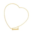 thumbnail image 3 of Arco de globos sobre la mesa, soporte de varilla, decoración del hogar, corona de alambre en forma de corazón DIY dorado, 3 of 9