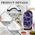 thumbnail image 4 of HELLHERO Dragonfly and Floral Design Handle Blender Cover with Dust prevent Polyester Mixer Blender Cover, 4 of 6