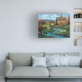 thumbnail image 3 of Canvas Wall Art - John Zaccheo 'Brown Barn Farm' Wall Art for Living Room, Bedroom, or Office Décor by Trademark Fine Art - 47 x 35 Inches, 3 of 4