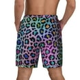 thumbnail image 3 of Kdxio Rainbow Animal Skin Print Men'S Swim Trunks With Compression Liner 7 Inch Inseam Quick Dry Swim Shorts, 3 of 7