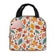 thumbnail image 1 of Easygdp Autumn Leaves Bolsa Térmica Premium - Tela Oxford Impermeable, Gran Capacidad, Bolsillo Frontal, Unisex para Trabajo, Escuela, Actividades al Aire Libre y Picnics, 1 of 8