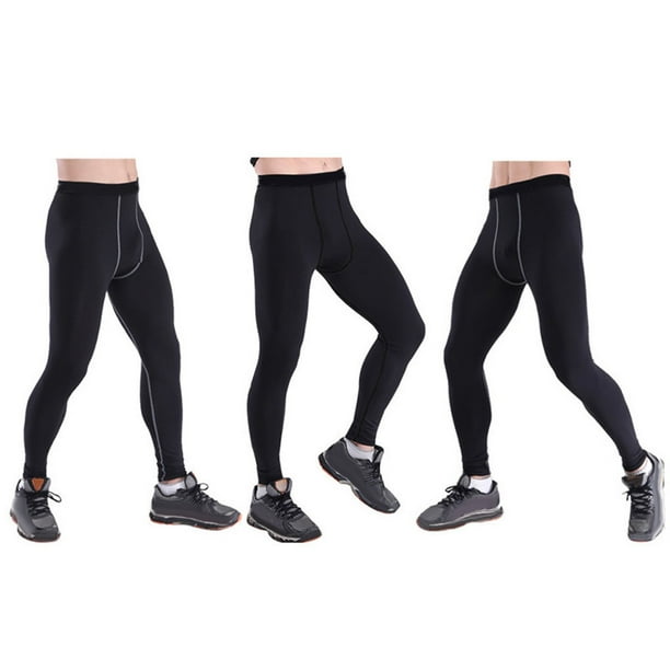 Mens Legging GYM Workout Compression Running Sports Long Pant GYM Tight  trousers