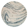 thumbnail image 2 of Jaipur Living Atha Handmade Abstract Blue Gray Round Area Rug 8'X8', 2 of 2