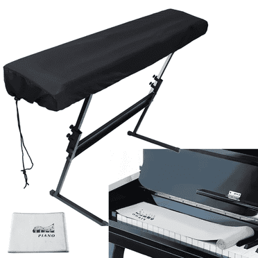 88 Key Piano Keyboard Cover & Digital Piano Dust Cover Set,Adjustable Drawstring,Elastic Hem Design,Waterproof,Dustproof Machine-Washable(2 Pack)