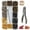 480 Sets, variant on 240 Sets Leather Rivets Kit, Double Cap Rivets with 4 Pcs Setting Tools for Leathercrafting Repair Decoration DIY Project, 4 Colors and 3 Sizes