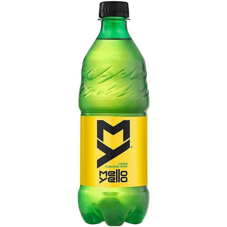 Mello Yello Citrus Soda, 20oz Bottle Pack of 8 (Total 160 Oz