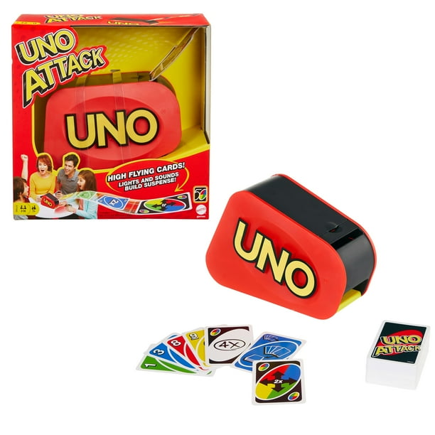 Uno attack card game for 2 10 players age 7 years and older walmart walmart