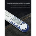 thumbnail image 5 of Two in One Digital Display Angle Ruler Multifunction Large Screen Display Plastic Protractor Caliper Vernier Caliper 1pc ,Woodworking Protractor, 5 of 5