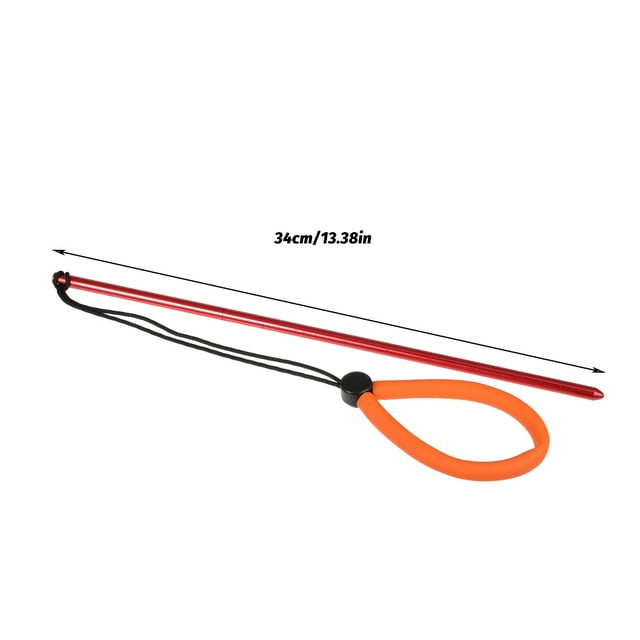 maskred Diving Stick Pointer Dive Rod Outdoor Snorkeling Accessories Red 2Set
