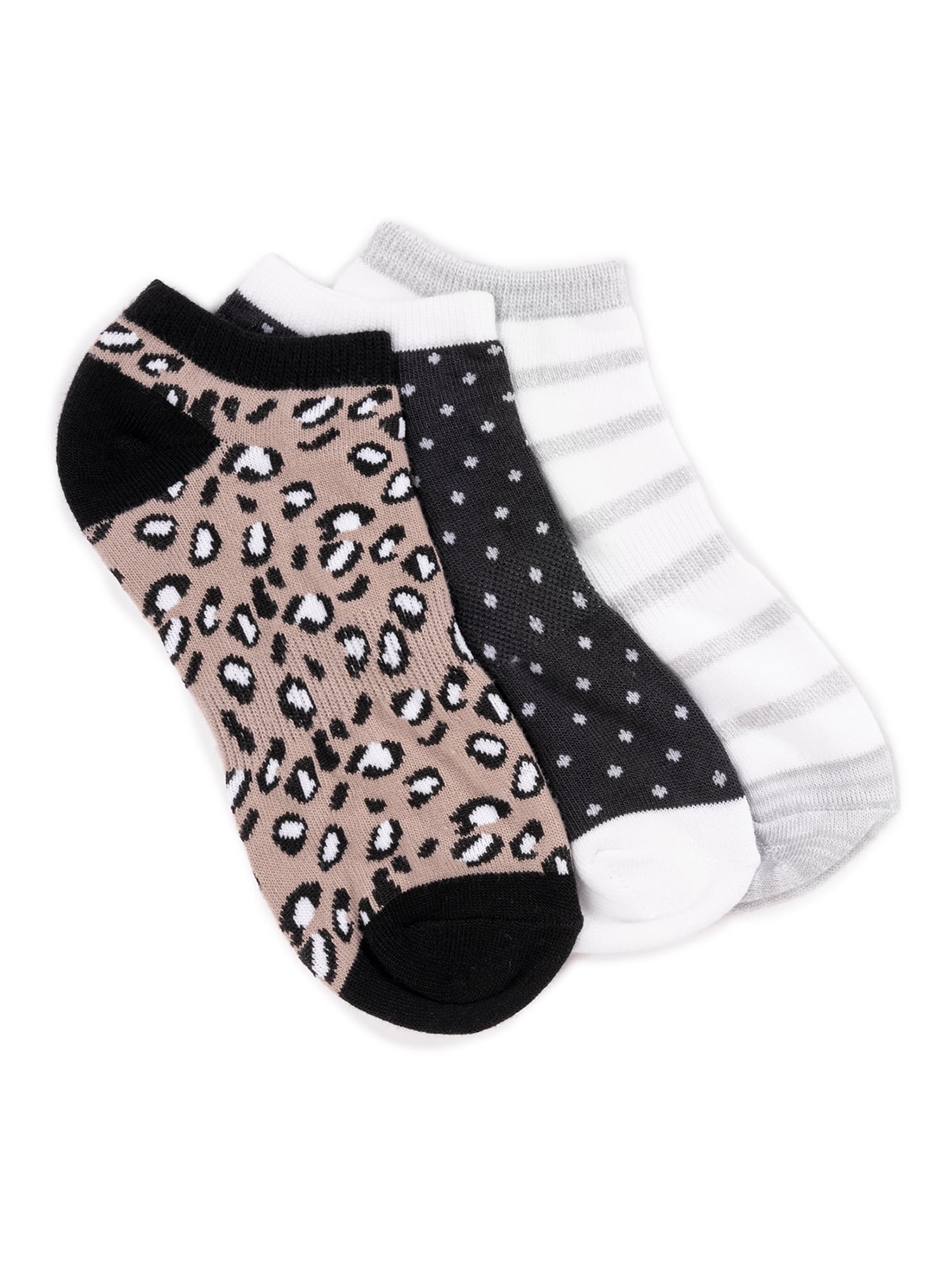 MUK LUKS® Women's 3 Pair Pack Ankle Sock - Walmart.com