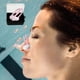 thumbnail image 1 of Pinza nasal para natación - Diseño cómodo y antideslizante con estuche portátil - Accesorio para entrenamiento de natación, color negro, blanco y rosa, 1 of 6