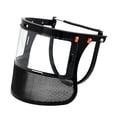 thumbnail image 3 of Protector facial para casco de completa con soporte de aluminio de repuesto, malla de mbre de acero profesional para jardinería y silvicultura., 3 of 8