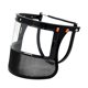 thumbnail image 3 of Protector facial para casco de seguridad, visera de malla de alambre de acero, protector facial para , deshierbe y jardinería., 3 of 9