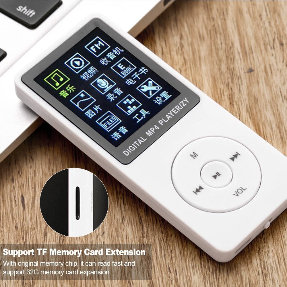 Topcobe ZY418 MP3 MP4 Digital Player for FM Radio, Lightweight Portable