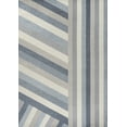 thumbnail image 3 of JONATHAN Y DAZZLE 8 x 10 Area Rug, Retro Rainbow Stripe - Blue/Cream/Gray, DZC102B-8, 3 of 6