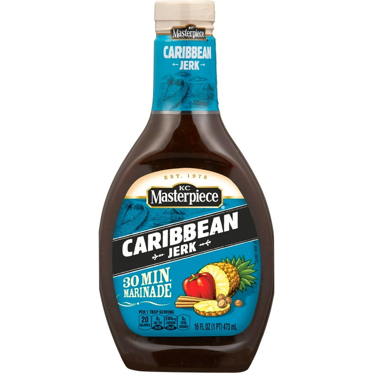 KC Masterpiece Caribbean Jerk Marinade, 16 Ounces