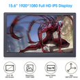 thumbnail image 2 of KALESMART Moniteur de Jeu Portable 15,6 Pouces Full HD Moniteur PC avec Double HDMI Écran IPS 1920x1080 avec Sortie Audio pour Raspberry Pi PS4 WiiU Xbox One S Windows 7 8 10, 2 of 3