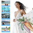 thumbnail image 5 of Easter Beach Towels Blanket Soft&Absorbent Quick Dry Microfiber Watercolor Carrot Polka Dot Pattern Pool Towels for Swimming ,Yoga, Sports, Gym, Camping,Large 30X60in, Orange Purple, 5 of 8
