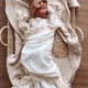 thumbnail image 2 of Recién nacido Swaddle Muselina 100x120cm Mantas con borlas para bebés Manta unisex con borlas Manta para bebés Manta de recepción de gasa doble Manta envolvente Swaddle Muyoka Hogar, 2 of 5