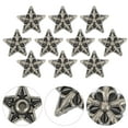thumbnail image 2 of FRCOLOR DIY Spike 10 Pcs Creative Zinc Alloy Decorative Rivets DIY Homemade Product Accessories (Silver),0.59"X0.59"X0.2", 2 of 4