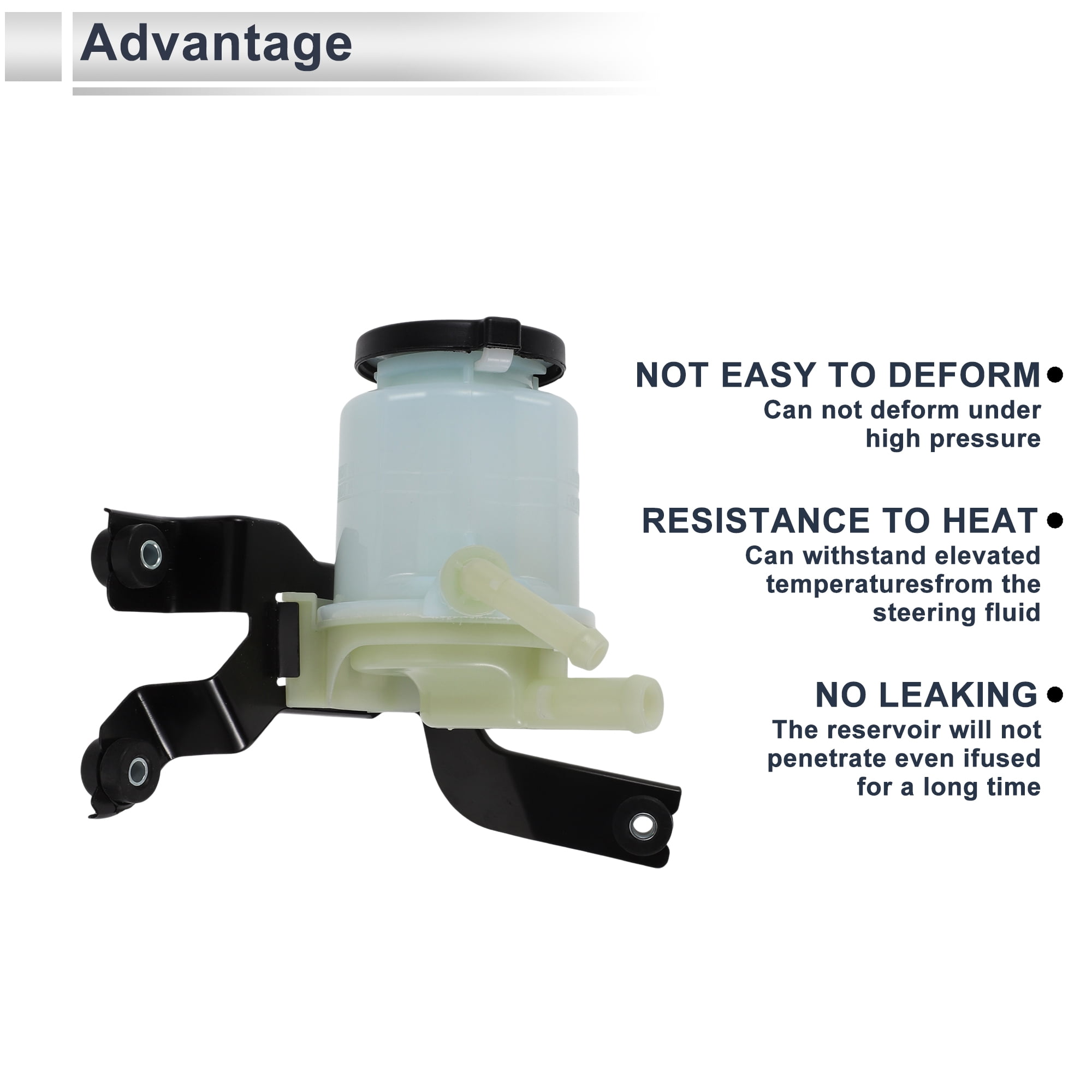 Unique Bargains Power Steering Reservoir for Lexus Rx330 2004-2006 Automotive Power Steering Tank 1 Pcs